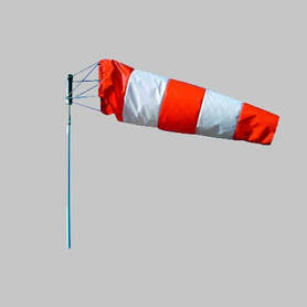 Red and White Windsock