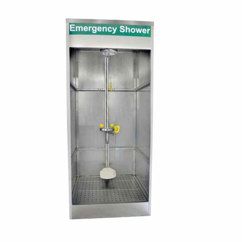 Emergency Shower Room with Eyewash Stainless Steel 304