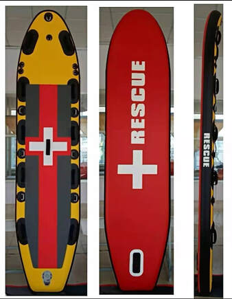 lifeguard rescue inflatable surf board