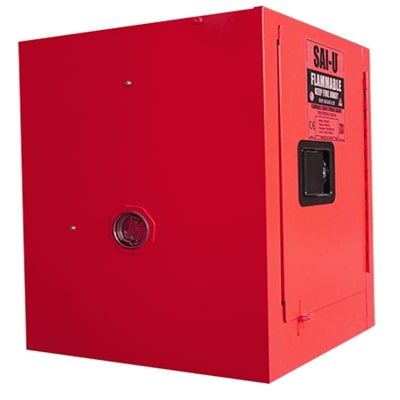 4-gallon combustible storage cabinet for safe storage of flammable materials