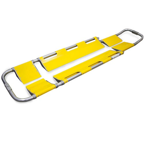 Yellow Plastic Rescue Scoop Stretcher